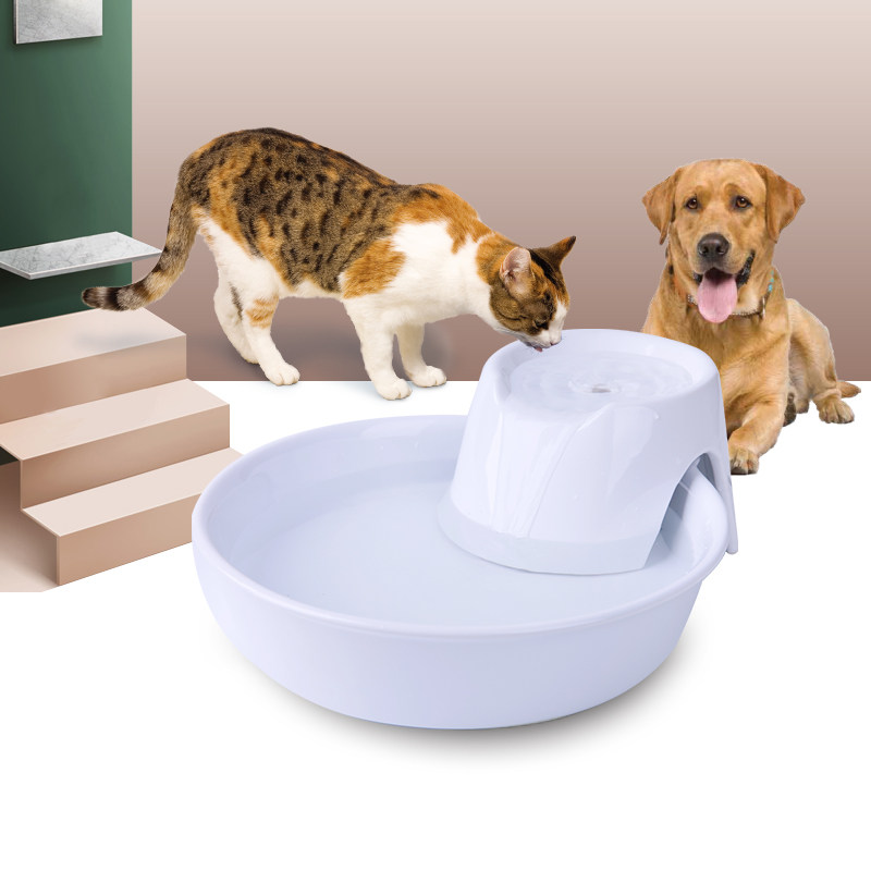 猫饮水机大号陶瓷自动循环过滤饮水器宠物猫咪狗狗大型犬通用水盆
