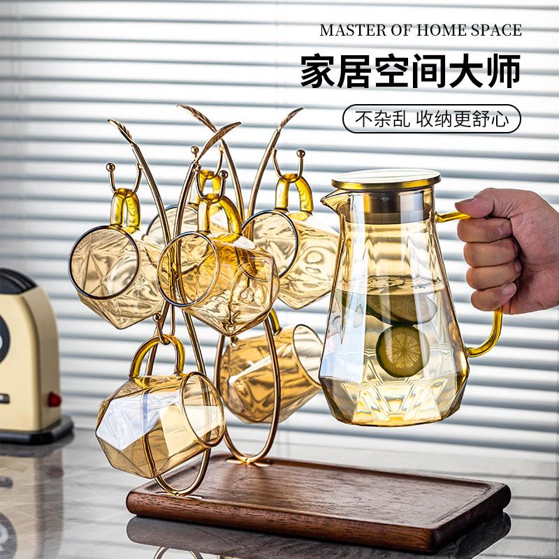 创意家用杯架杯架子置物架马克杯水杯挂杯架橱柜收纳置物架沥水架