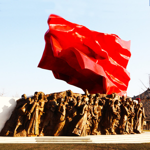 大型城市广场民族大团结文化群雕玻璃钢仿铜人物雕塑户外景观摆件