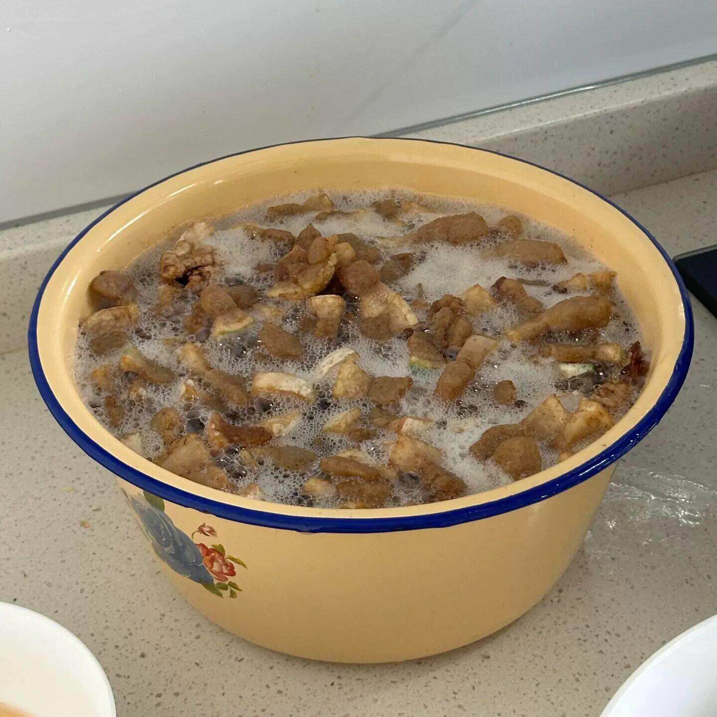 搪瓷猪油罐老式厨房家用荤油罐复古带盖子耐高温加深猪油盆可放冰