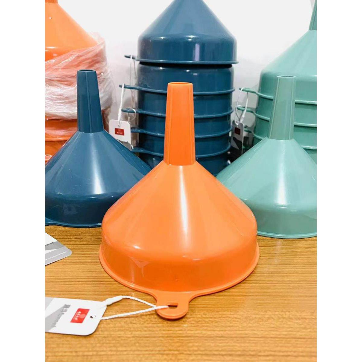 油漏斗家用小号大口特大号加油神器塑料口径厨房油水倒酒液体分装