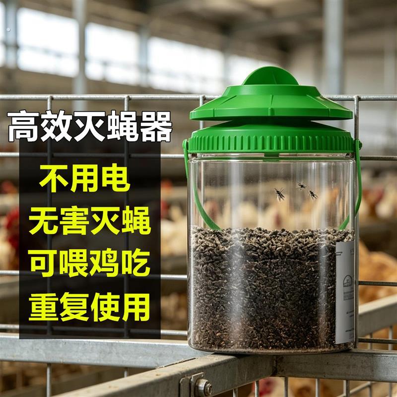 灭苍蝇神器室外苍蝇捕捉神器商用养殖场灭蝇器室户外灭蝇灯捕蝇笼