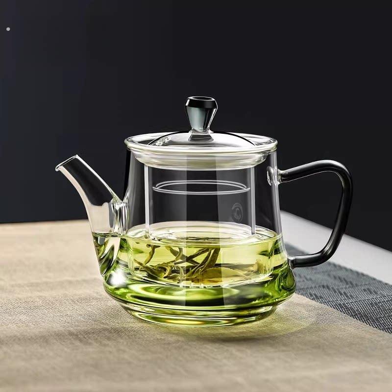 玻璃茶壶泡茶家用茶具加厚耐高温煮茶壶单壶水分离壶大容量泡茶壶
