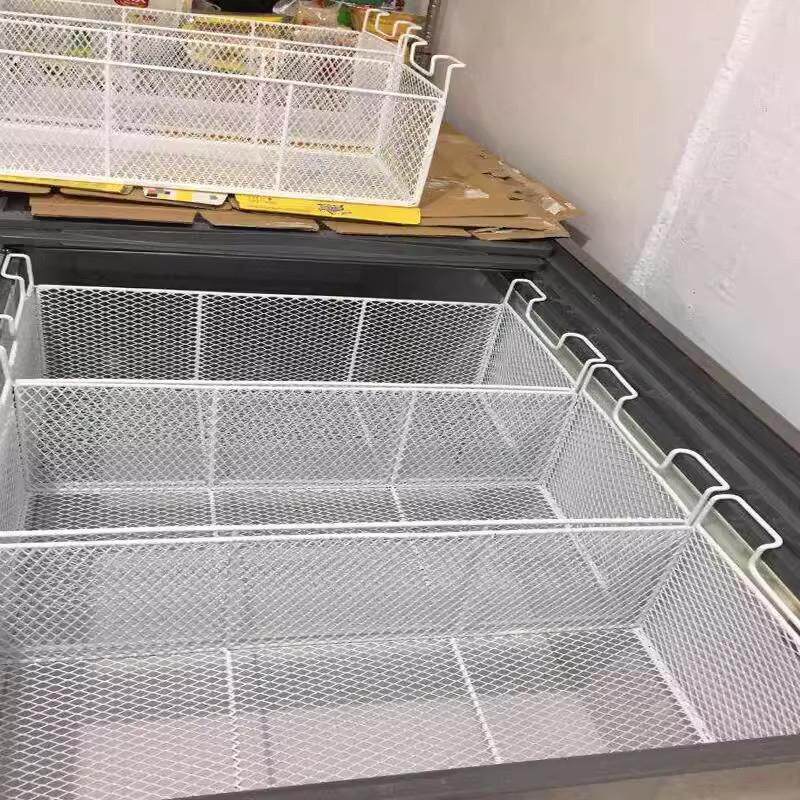 冰柜内部置物架分隔栏篦子挂架挂筐挂板专用挂框岛柜加密小冰柜