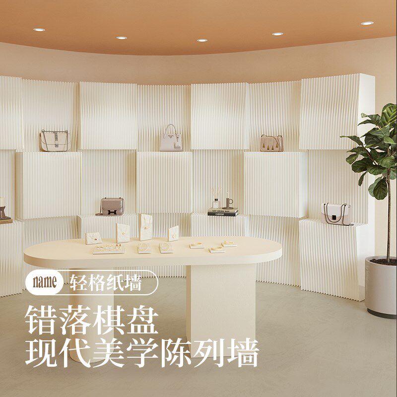 十八纸轻格屏风隔断办公室酒店移动隔断墙可折叠移动背景展会商用