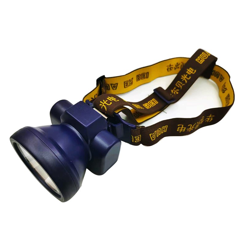 华尔贝强光防水大头灯HB18型LED工矿灯矿帽专用白光钓鱼灯