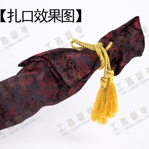 剑道竹剑袋居合道丝绸太极剑套影视动漫刀袋刀剑保护袋书画收纳袋
