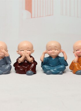 禅意乔迁新居桌面摆件家居装饰工艺品客厅玄关电视酒柜佛像小摆设