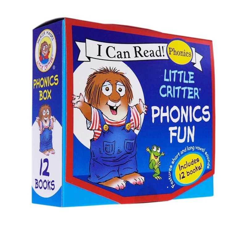 预售 英文原版 Little Critter Phonics Fun 小毛人小怪物 I Can Read 自然拼读12本 宝宝英语启蒙学习图画故事书