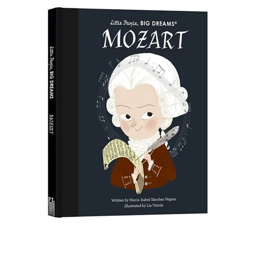 Mozart 莫扎特 Little People Big Dreams 小人物大梦想 儿童精装图画故事书 启蒙励志成长读物名人传记