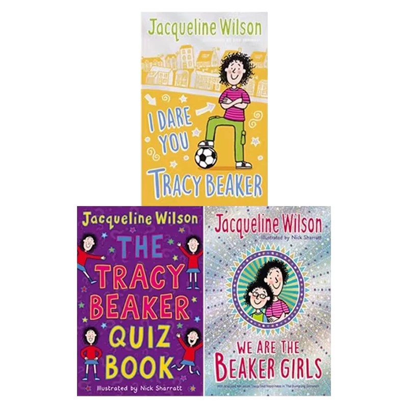 麻辣女生基地 大明星崔西 3册 Jacqueline Wilson Tracy Beaker Series Collection 插画Nick Sharratt 英文原版课外阅读