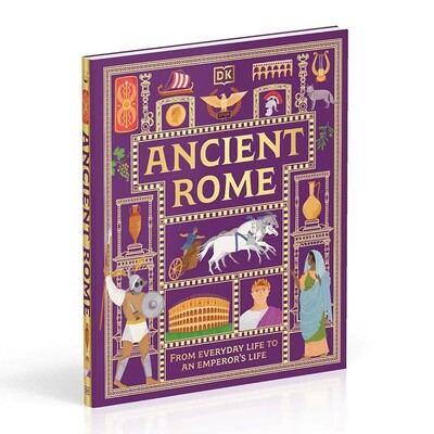 DK古代史系列 古罗马 Ancient Rome 英文原版 儿童历史读物 科普知识绘本 精装 9岁以上