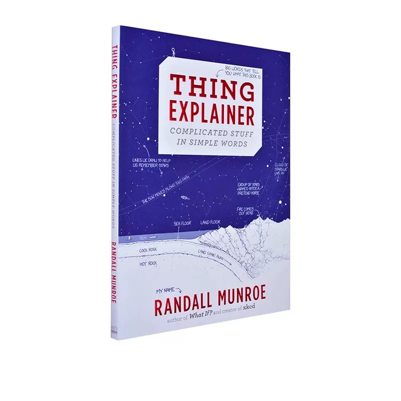 英文原版 Thing Explainer 万物解释者精装 比尔盖茨书单推荐 what if 作者 兰道尔门罗 科普热点读物书籍