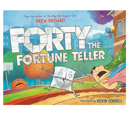 英文原版 Forty The Fortune Teller 东南西北的四十 精装绘本 Drew Daywalt 蜡笔大罢工作者 漫画风冒险故事