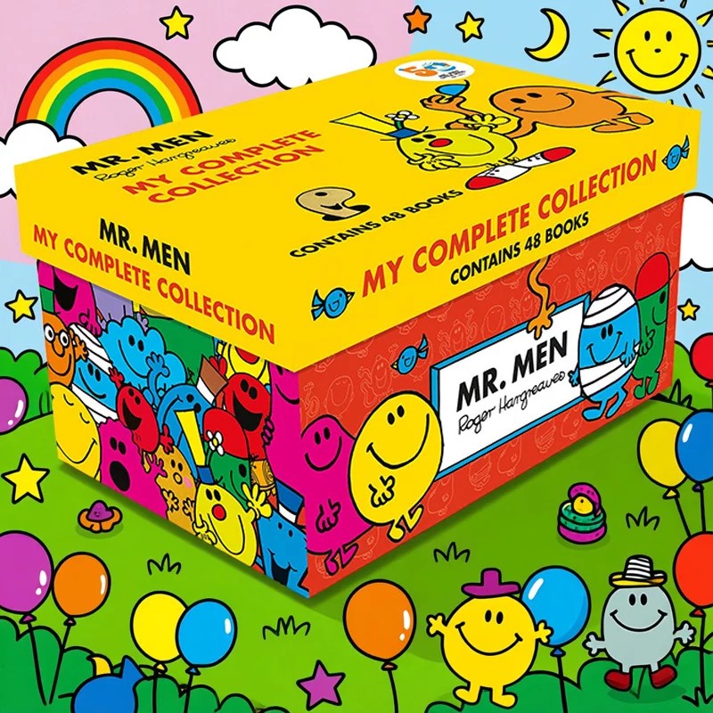 奇先生妙小姐英文原版绘本 Little Miss Mr Men 48 copy Complete Set 48册盒装 情绪管理图画书 亲子儿童启蒙阅读