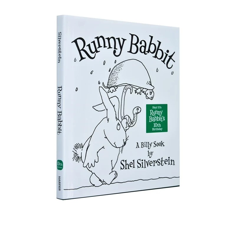 英文原版 Runny Babbit A Billy Sook 爱心树作者 精装 Shel Silverstein 谢尔希尔弗斯坦 儿童诗词诗歌绘本