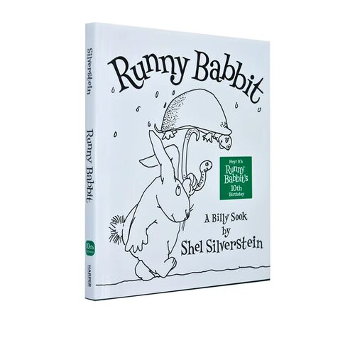 英文原版 Runny Babbit  A Billy Sook 爱心树作者 精装 Shel Silverstein 谢尔希尔弗斯坦 儿童诗词诗歌绘本
