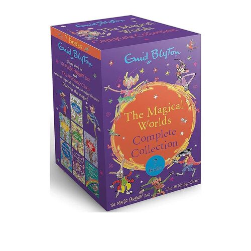 英文原版 Magic Faraway Tree & Wishing Chair 7 Copy Slipcase 魔法树 许愿椅7册盒装 Enid Blyton 儿童幻想冒险小说