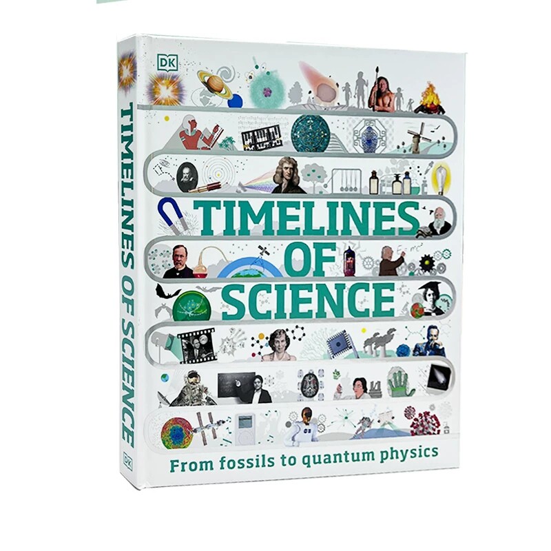 英文原版 DK Timelines of Science 科学时间表 科学故事壮观视觉时间线 科学如何改变世界 精装