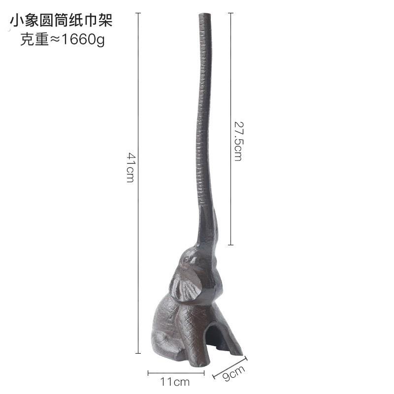 欧式轻奢铁艺站狗餐巾架铸铁工艺品摆饰创意家居装饰摆件饭厅酒店