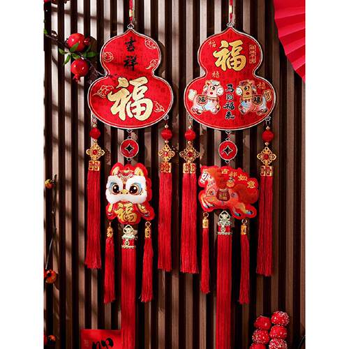 2026新年马年挂件中式国风装饰挂饰葫芦挂饰春节过年装饰入户门挂