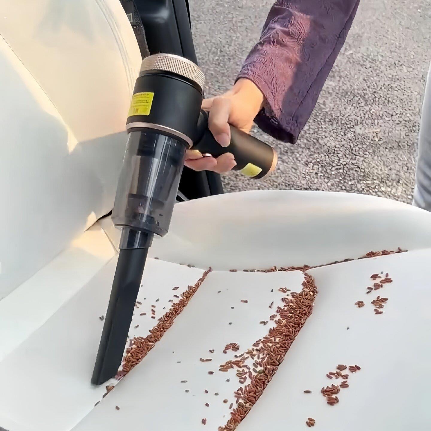 车载吸尘器2025新款超强吸力无线充电车家两用小型手持车用吸尘器
