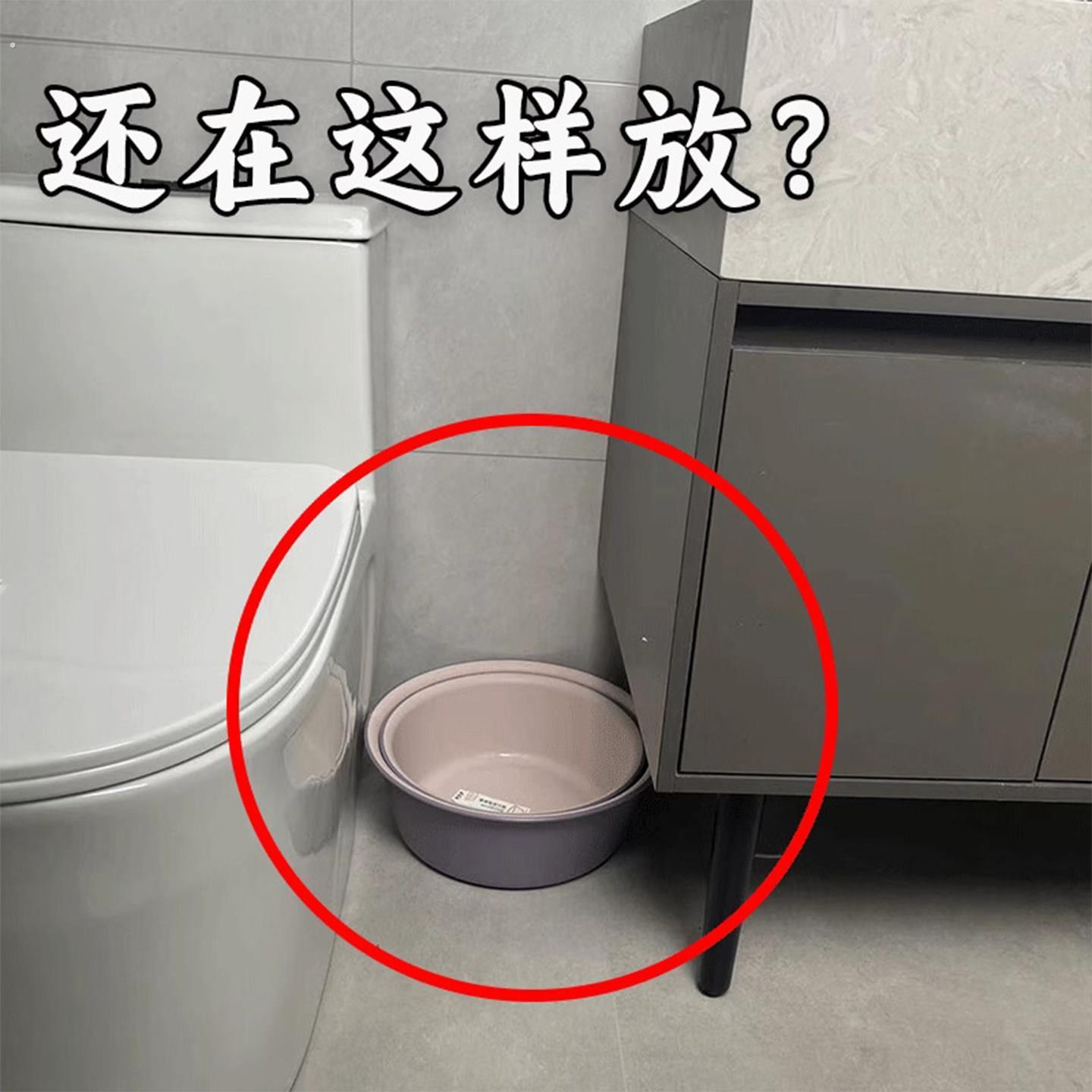 脸盆置物架柜下收纳筐浴室毛巾挂架洗脸盆悬挂神器面盆放置架子
