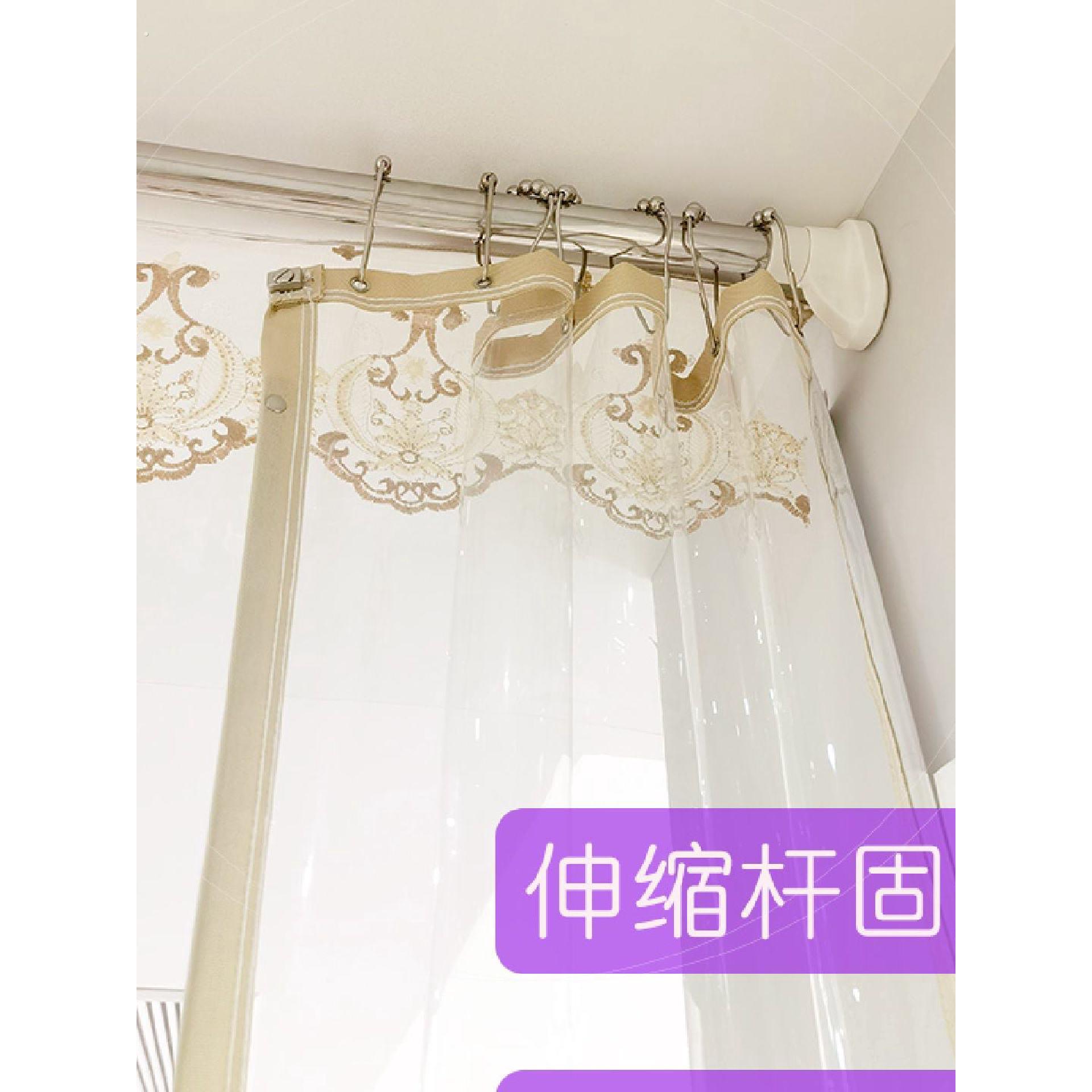 伸缩杆门帘免打孔帘子家用挂帘隔断帘磁性空调门帘防冷气隔热