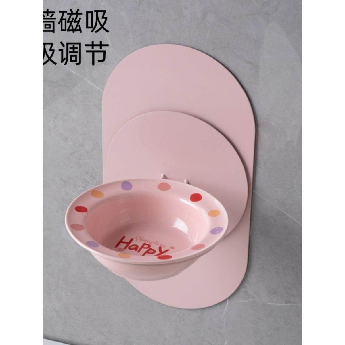陶瓷宠物猫碗,飞碟,猫狗碗,护颈,防撞食碗,水碗,壁挂式磁铁