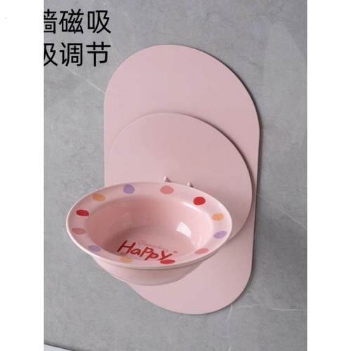 陶瓷宠物猫碗，飞碟，猫狗碗，护颈，防撞食碗，水碗，壁挂式磁铁