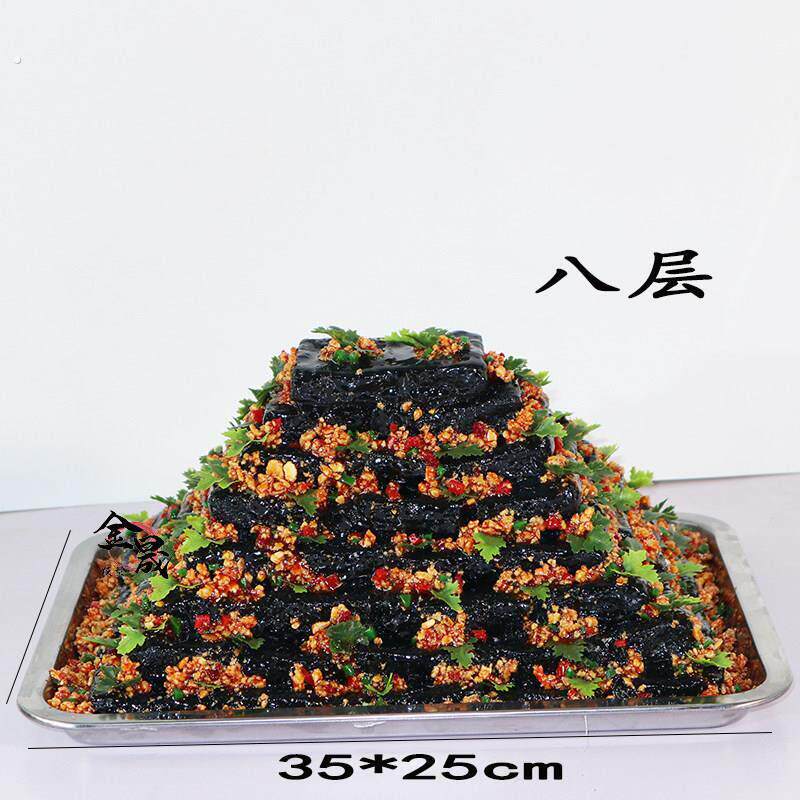 仿真假臭豆腐模型老长沙臭豆腐模具美食城样品摆设展示生胚臭干道