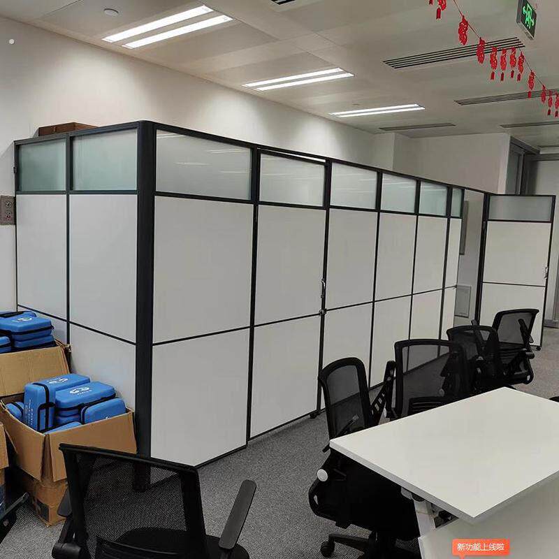 上海定制简易办公室移动屏风隔断墙车间活动挡板屏风隔断间带门锁