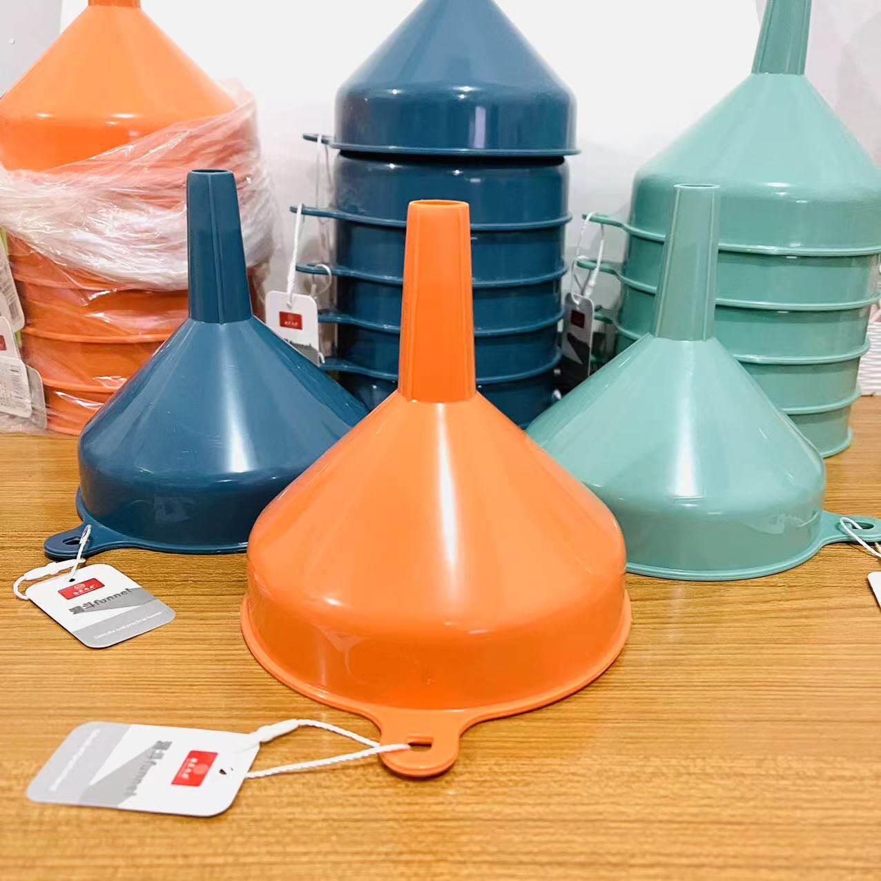 油漏斗家用小号大口特大号加油神器塑料口径厨房油水倒酒液体分装