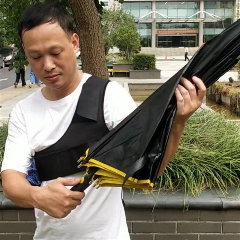 新型可携式吊带伞,防雨,大型双重用途遮阳支撑伞架,免提户外可使