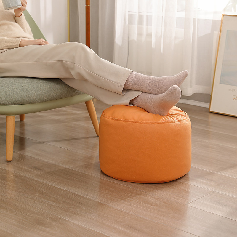懒人沙发榻榻米脚蹬圆形客厅茶几凳子EPP科技布办公室地上放腿垫