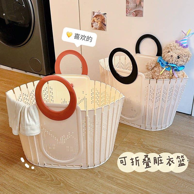 脏衣篮家用化妆室可折叠高颜值脏衣篓大容量洗衣篮子脏衣服收纳筐