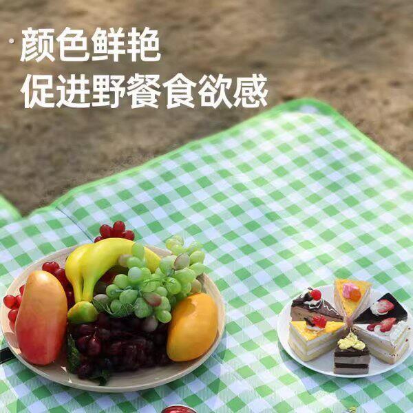 户外野餐垫加厚防潮垫可携式折叠地垫室内室外海滩露营帐篷防水坐