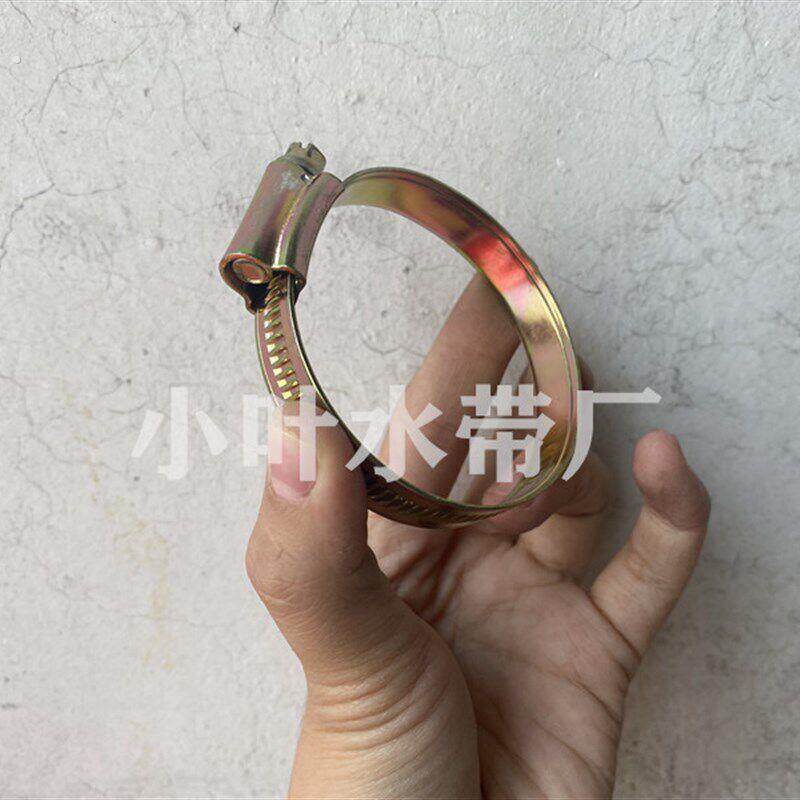 1寸2寸3寸黄色铁皮卡子卡箍喉箍管夹子水带带软管紧固件