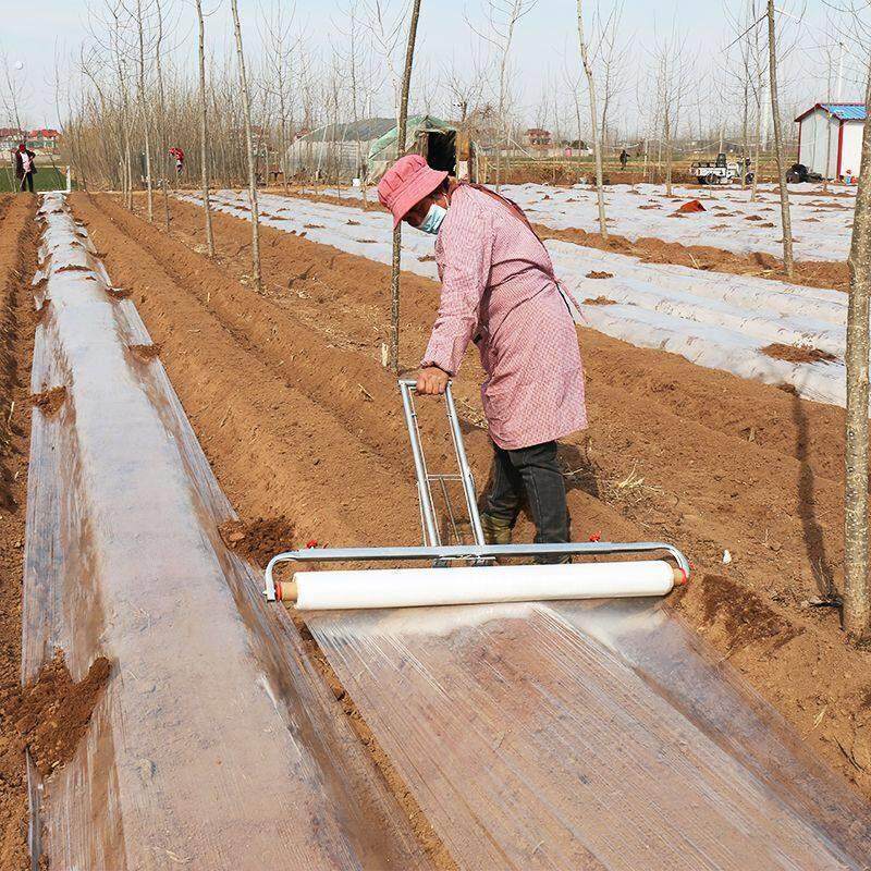 农用盖地膜机地膜覆盖机器手拉式铺地膜铺薄膜工具新款盖地膜神器