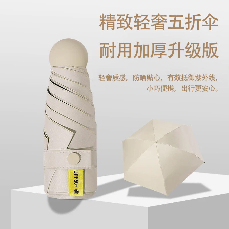 【8.12】美晴天晴雨两用胶囊伞