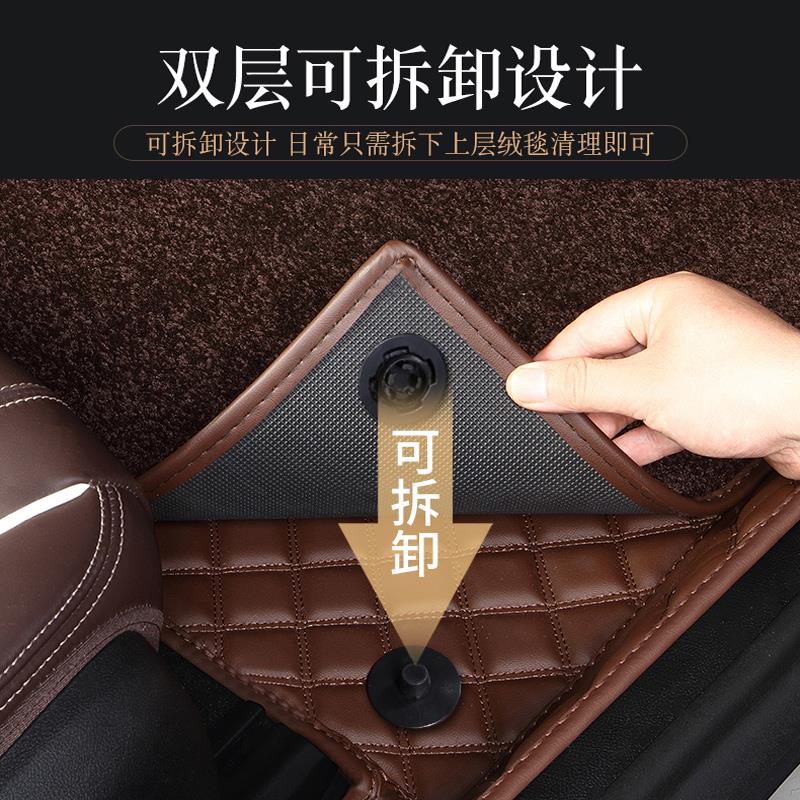 大众朗逸宝来速腾迈腾cc探岳途观polo帕萨特地毯式全包围汽车脚垫