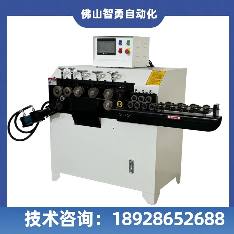 定制卡箍抱箍桶箍扁铁成型卷圆打圈机VU形包箍法兰铁环成型卷圆机