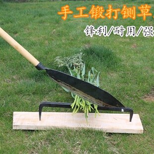 锻打切草刀家用多功能铡草刀铡刀大闸刀老式手动切中药铡刀切草药