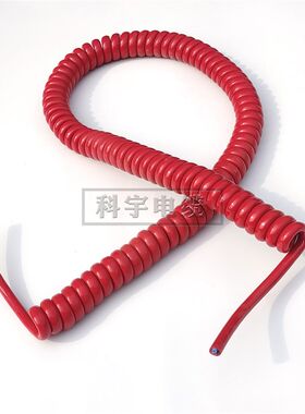 电磁吸盘弹簧线国标铜芯2x10/2x16/2x25/3x4/3x6/5x2.5卷筒电缆线