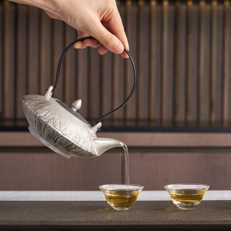 集设家居新中式酒店样板间茶空间茶台茶室邸高软装搭配设计师布置