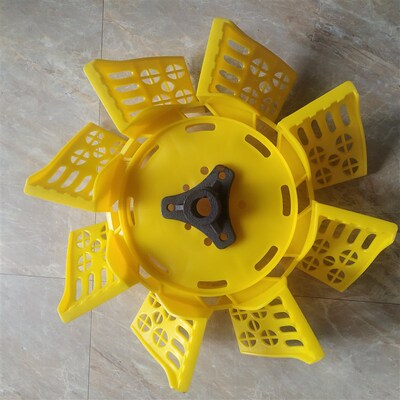 鱼塘叶轮式增氧机配件变频式增氧机塑料叶轮大水花1500w通用叶轮