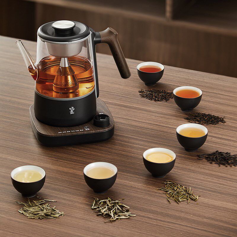 鸣盏喷淋式蒸汽煮茶器家用电茶炉养生茶壶全自动办公室黑茶萃茶机