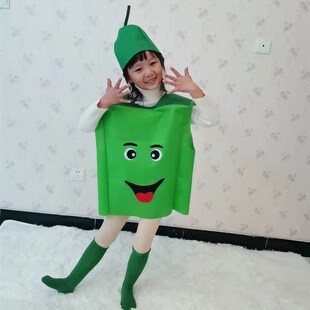 儿童牙细菌大战演出服幼儿园牙齿大作战表演服装病毒牙刷道具衣服