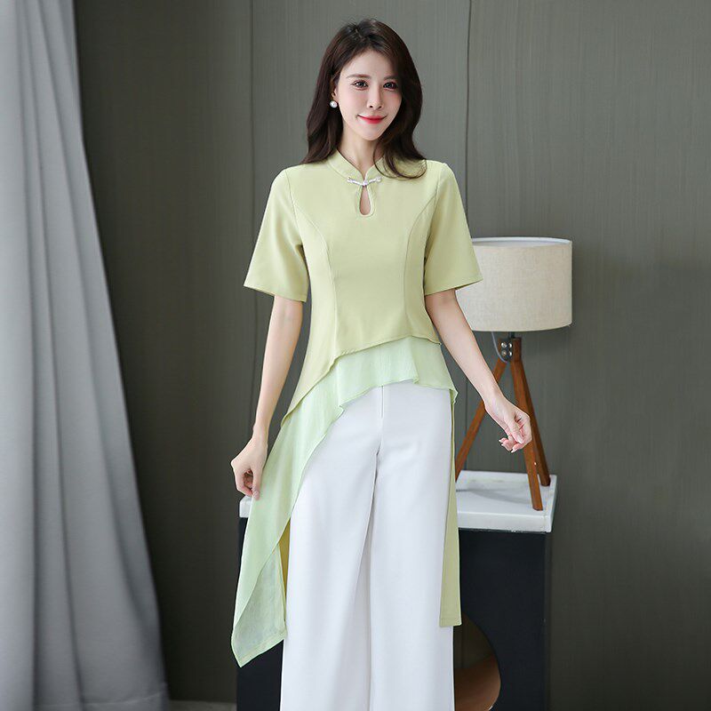 美容院工作服套装女高端气质中式养生馆工作服采耳师服装足疗工衣
