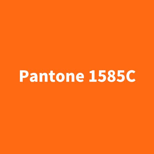 潘通系列Pantone橘黄/橘红/橙红色 1585C 1655C 172C金属自喷漆